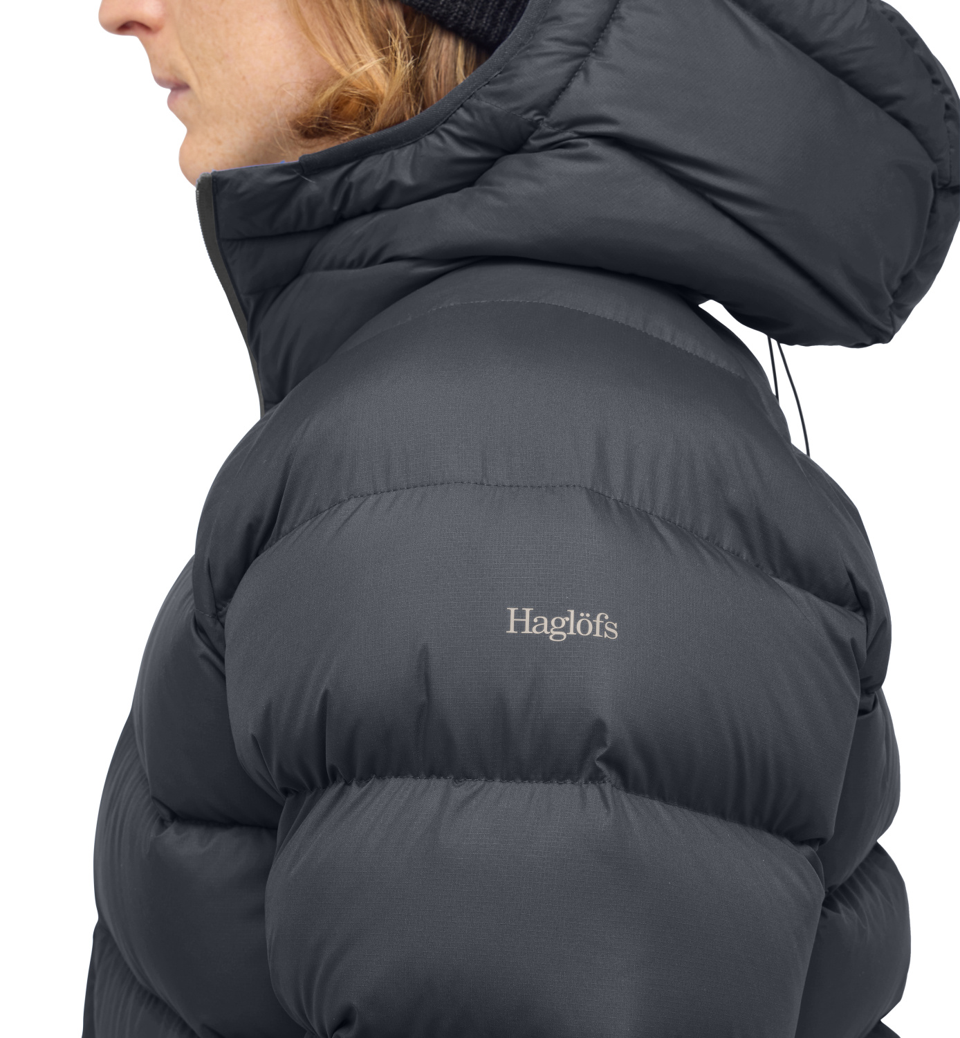 Haglöfs Rosson Down Hood Men True Black - Main Image