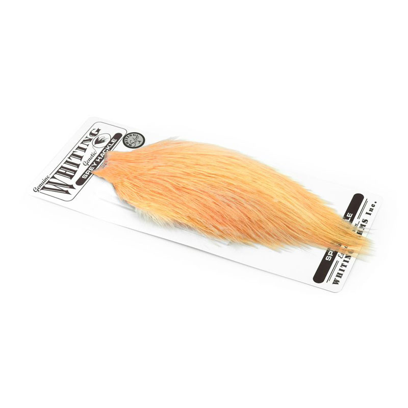 Whiting Spey Hackle Cape Silver Salmon Pink