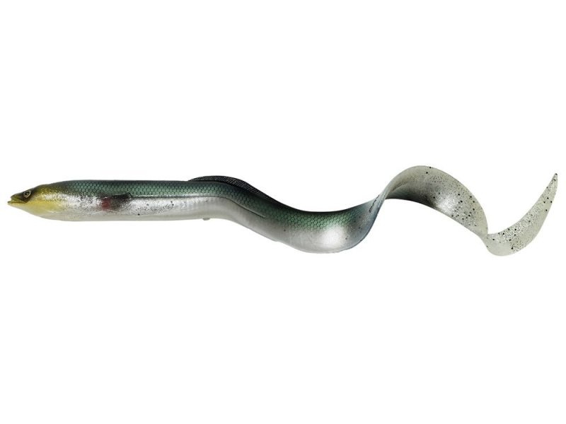 SavageGear LB Real Eel 20cm 27g Green Silver (Bulk)