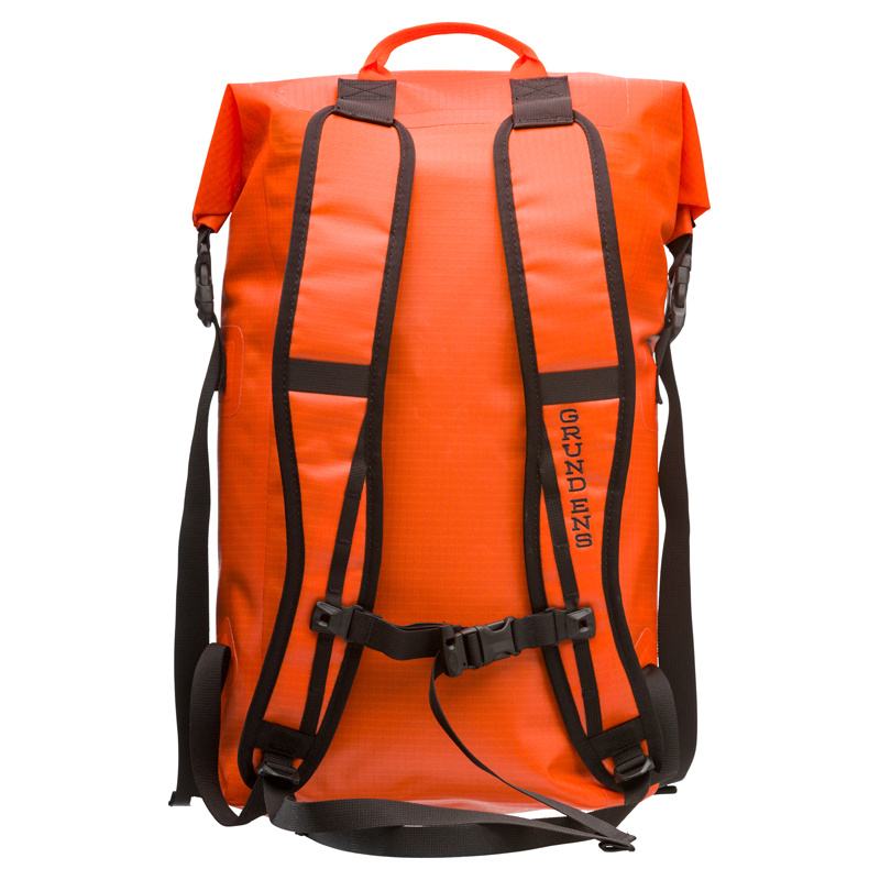 Grundéns Bootlegger Roll Top Backpack 30L Red Orange