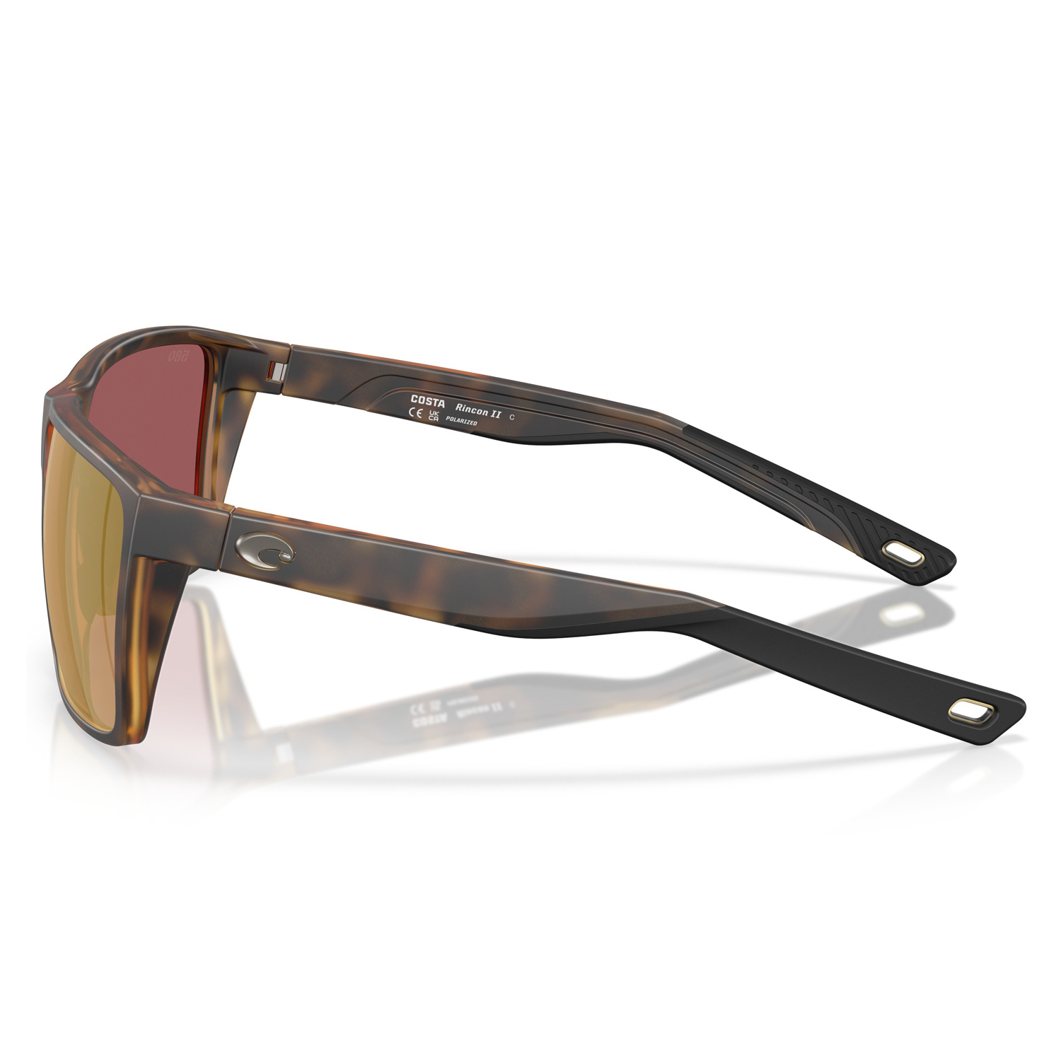 Costa Rincon II Matte Tortoise Gold Mirror 580G | Sportfishtackle.com