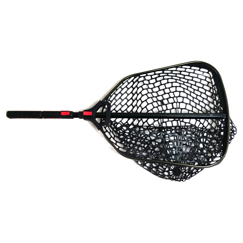 Outdoor Fly Fishing Landing Net White Rubber Replacement Mesh Bag L/M Durable 