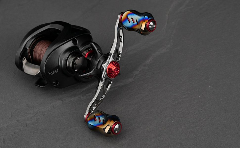 Gomexus Crank Handle w/Titanium Galaxy Knob | Sportfishtackle.com