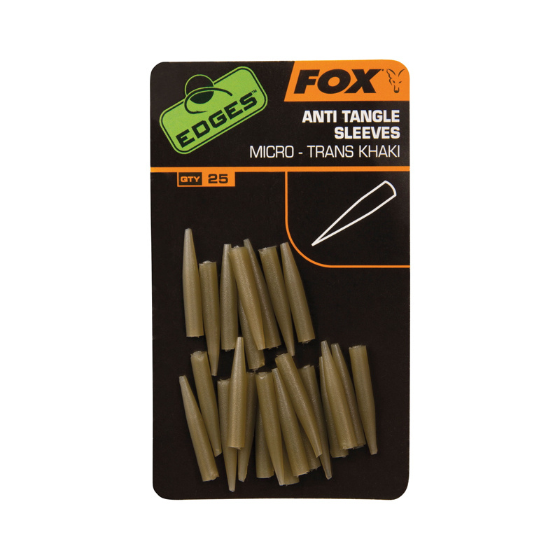 Fox Edges Anti Tangle Sleeves Khaki Micro 