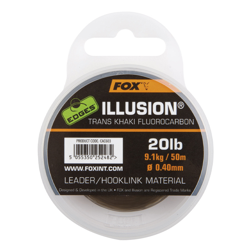 Fox Edges Illusion Flurocarbon Leader