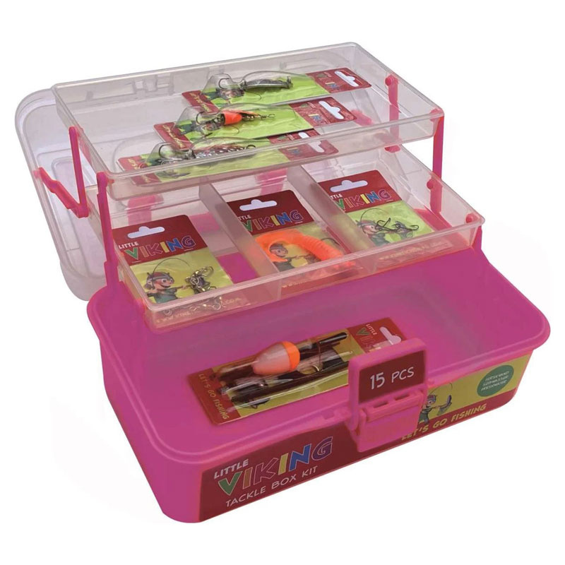 all pink tackle box Water-Resistant Wading Kit Stinky Pants Fishing Get ready for your next fishing adventure with the Wormgear Blue Tackle Box Stalwart 14in Plastic Tackle Box