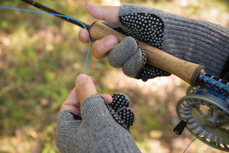 Fish Monkey Bauers Grandma Wool Glove, Half finger gloves