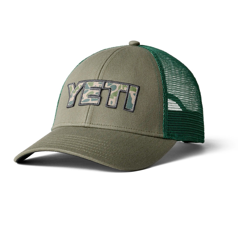 Yeti Camo Logo Badge Low Pro Trucker 