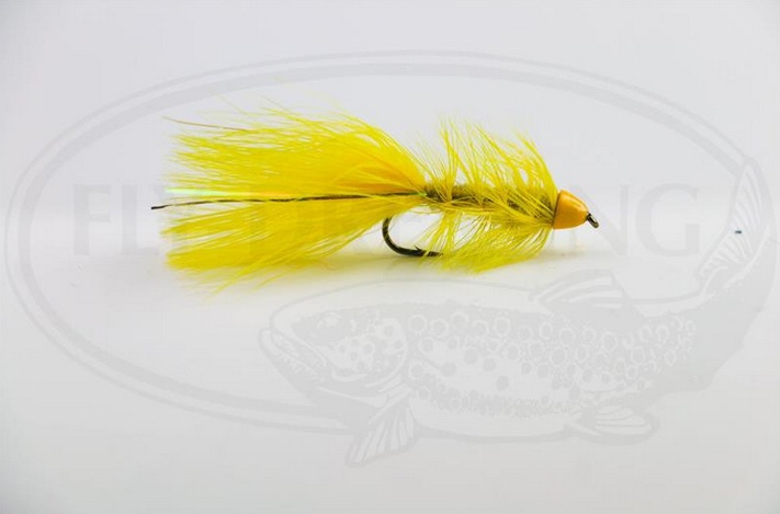 Wolly Bugger Cone Yellow size 8
