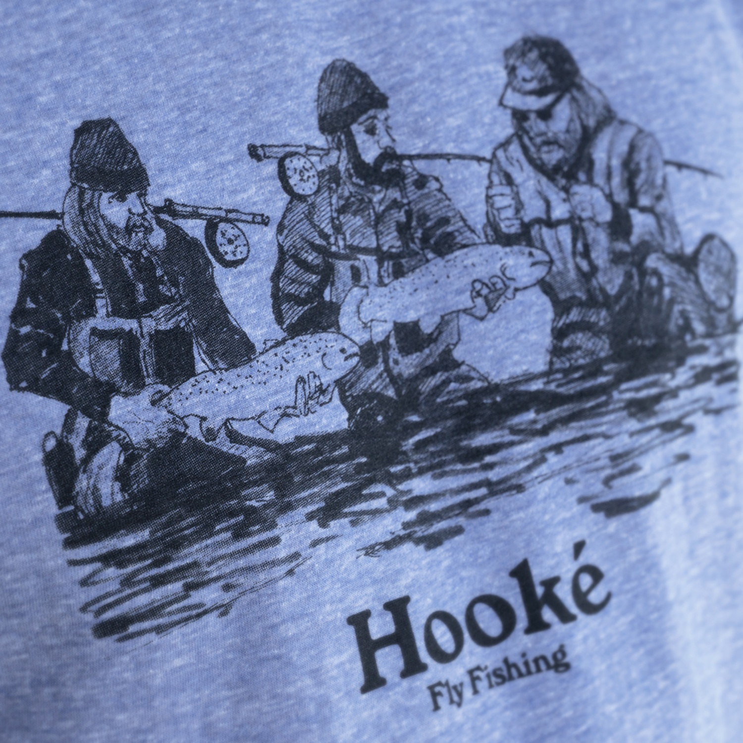 Hooke Double Header T-Shirt Royal Snow S
