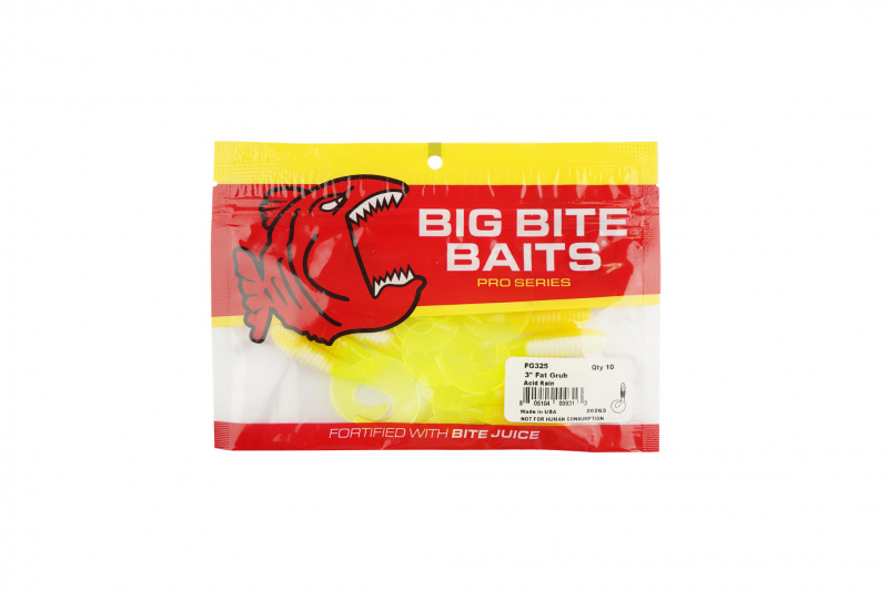 Big Bite BaitsFat Grub 3.0 (10-pack)