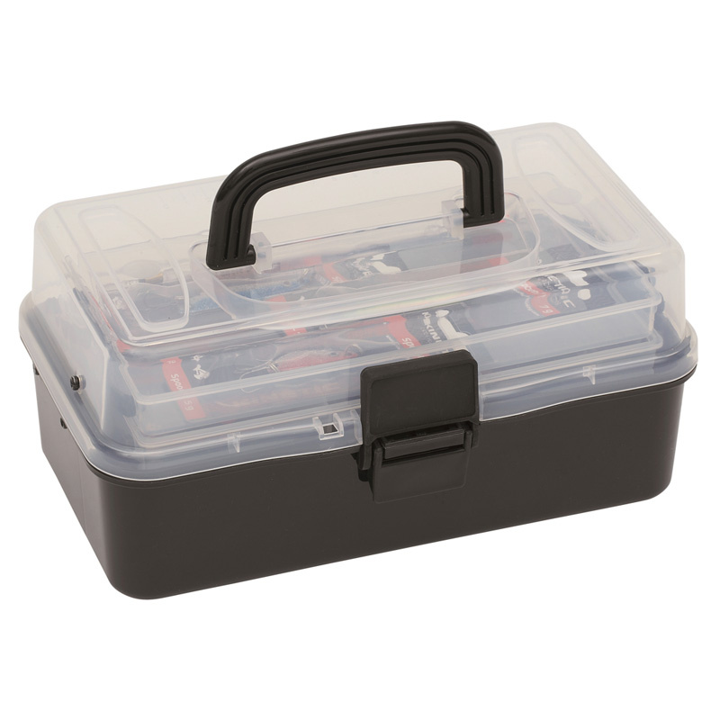 clear tackle box with handle Daiwa D-Box The Meiho Medium Handy Box is a sturdy Two-Teir Satchel Tackle Box