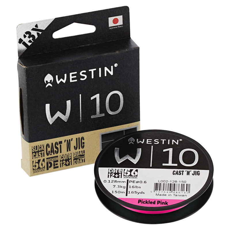 Westin W10 13-Braid Cast \'N\' Jig 110m Pickled Pink