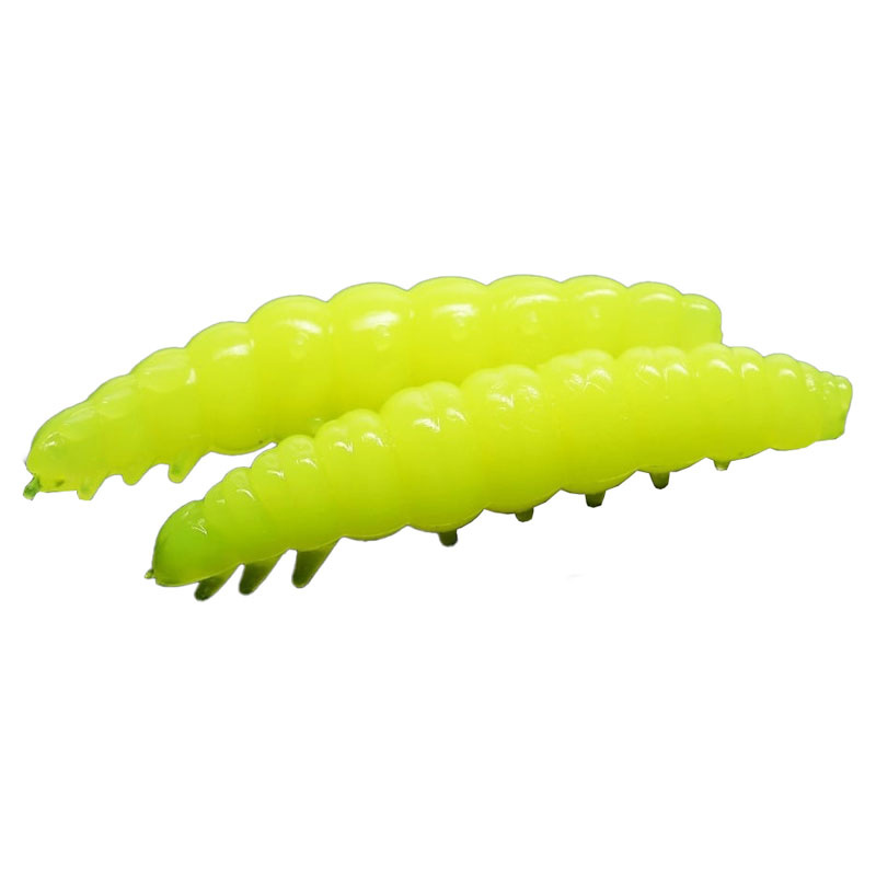 Libra Lures Larva 45 Krill (8pcs) - Hot Yellow