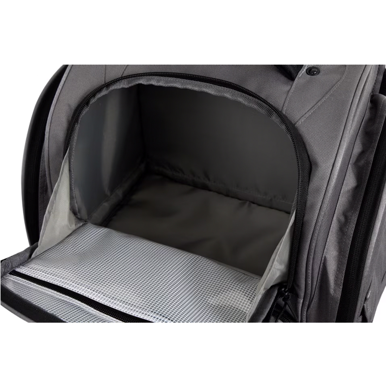 black predator roller tackle bag Rolling Box Backpack theft pocket and hidden expansion keep valuables secure and organized FishLab Small Roller Tackle Bag