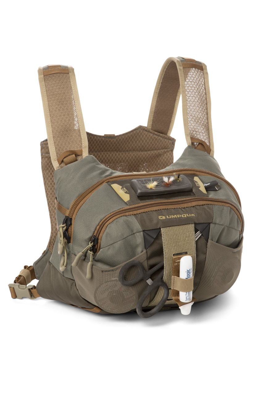 Umpqua ZS2 Overlook 500 Chest Pack/Kit - Olive | Sportfishtackle.com