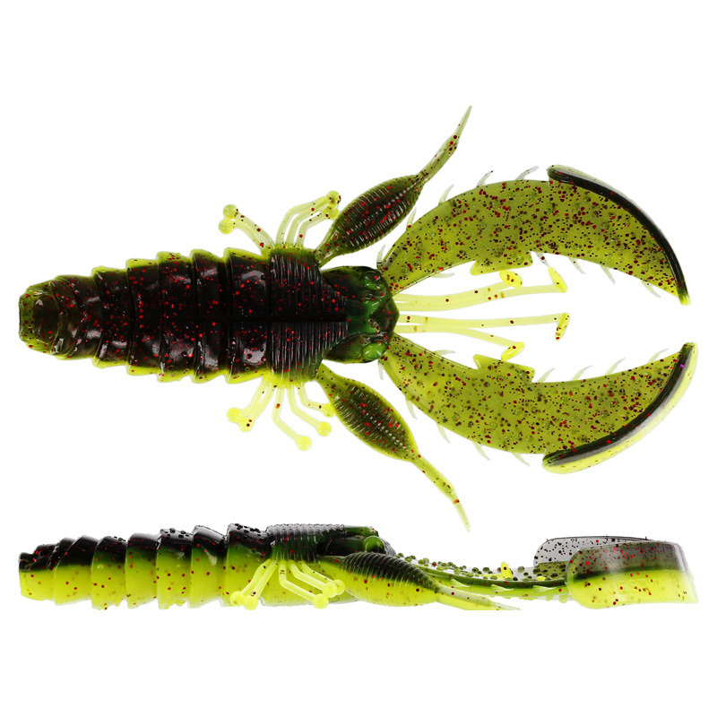 Westin CreCraw Creaturebait 6,5cm 4g - Black/Chartreuse (6pcs)
