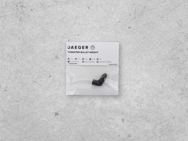 Jaeger Tungsten Bullet Weight Black Matte