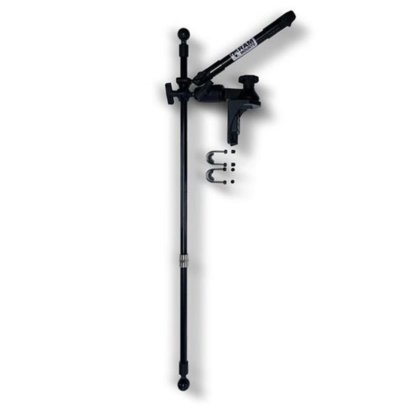 RAM Mounts Pro 360 V Live Pole Mount Vertical And Rail Base