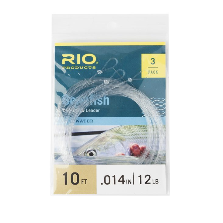 RIO Bonefish Leader 10f 3-pack
