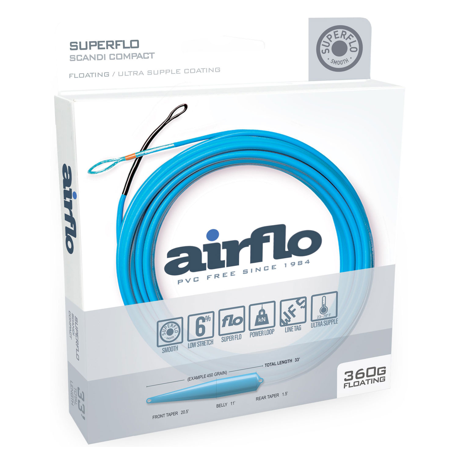 Airflo Superflo Scandi Compact Shooting Head Floating | Sportfishtackle.com
