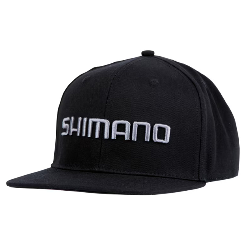 Shimano Snapback Cap Black | Sportfishtackle.com