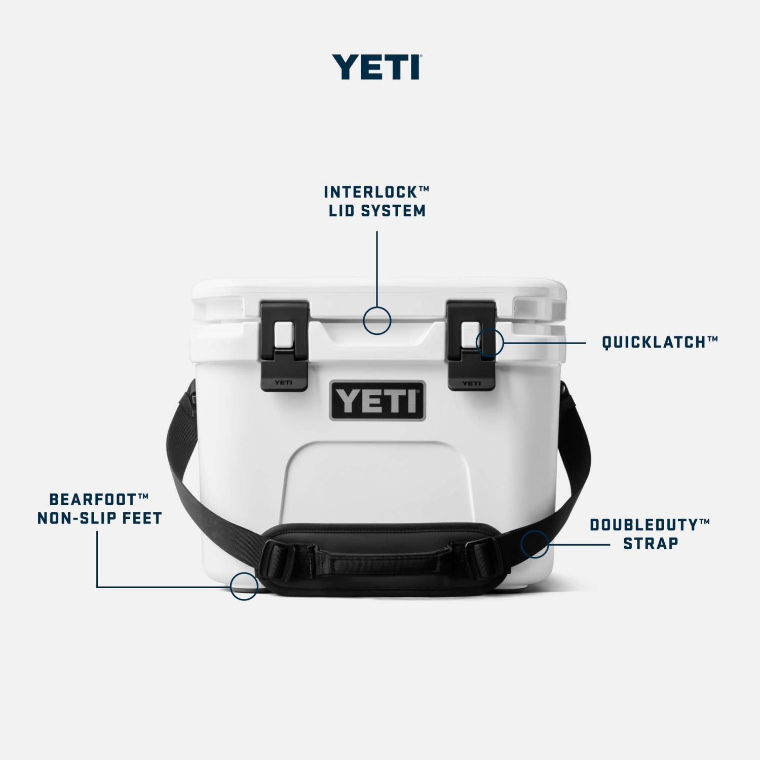 Yeti Roadie 15 - White | Sportfishtackle.com