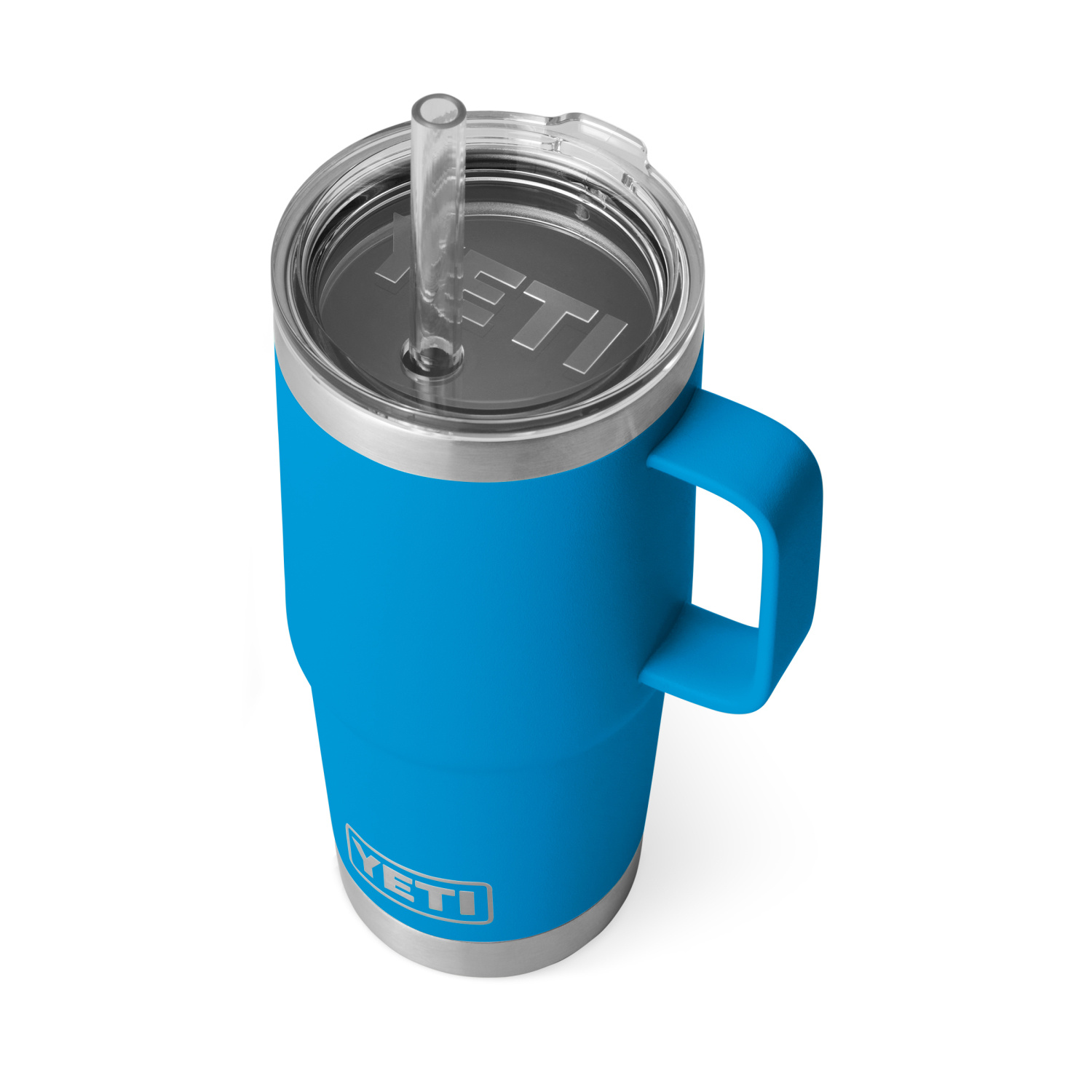 Yeti Rambler 25 Oz Straw Mug - Big Wave Blue | Sportfishtackle.com