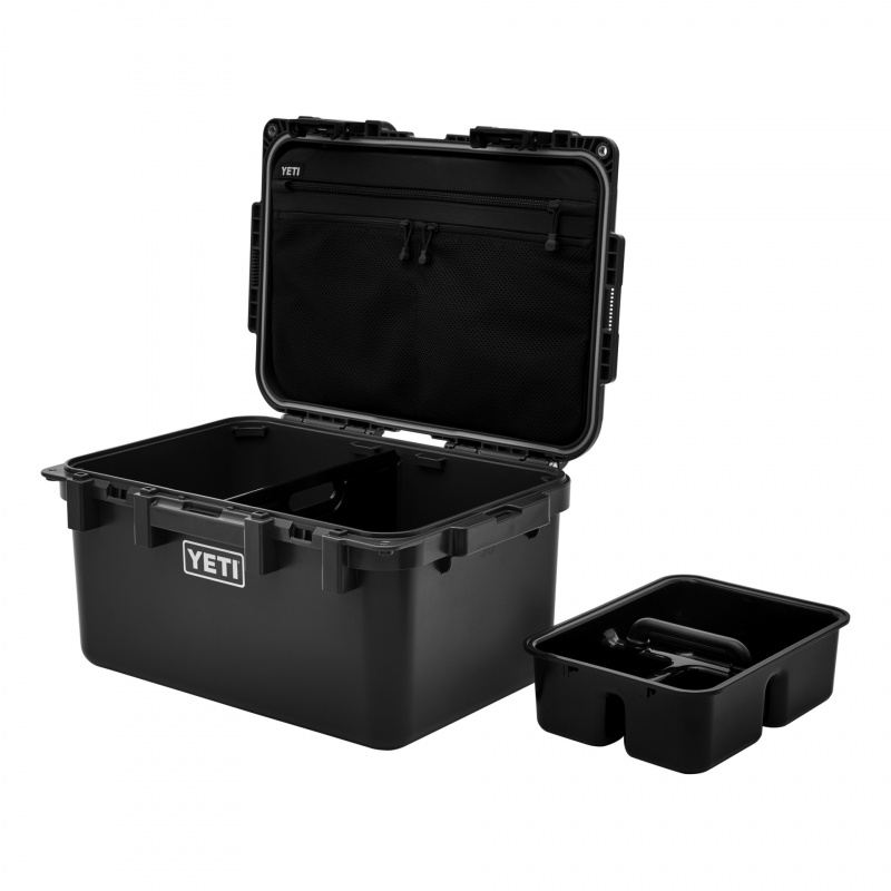 YETI イエティ LOADOUT GOBOX 30  CHARCOAL YETI LoadOut GoBox 30 Liter Gear Case - Kittery Trading Post