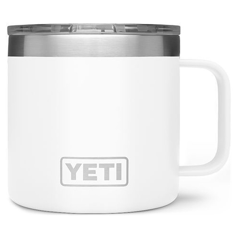 Yeti Rambler 14 Oz Mug - White | Sportfishtackle.com