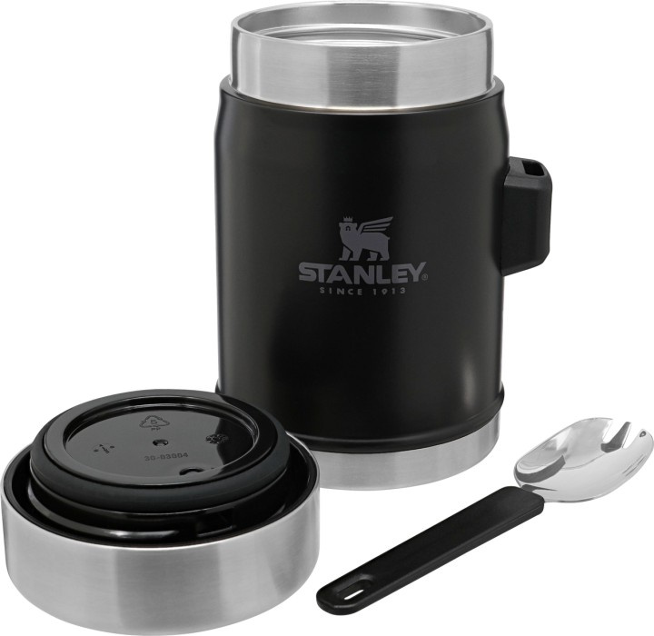 Stanley The Legendary Food Jar + Spork .4L - Matte Black