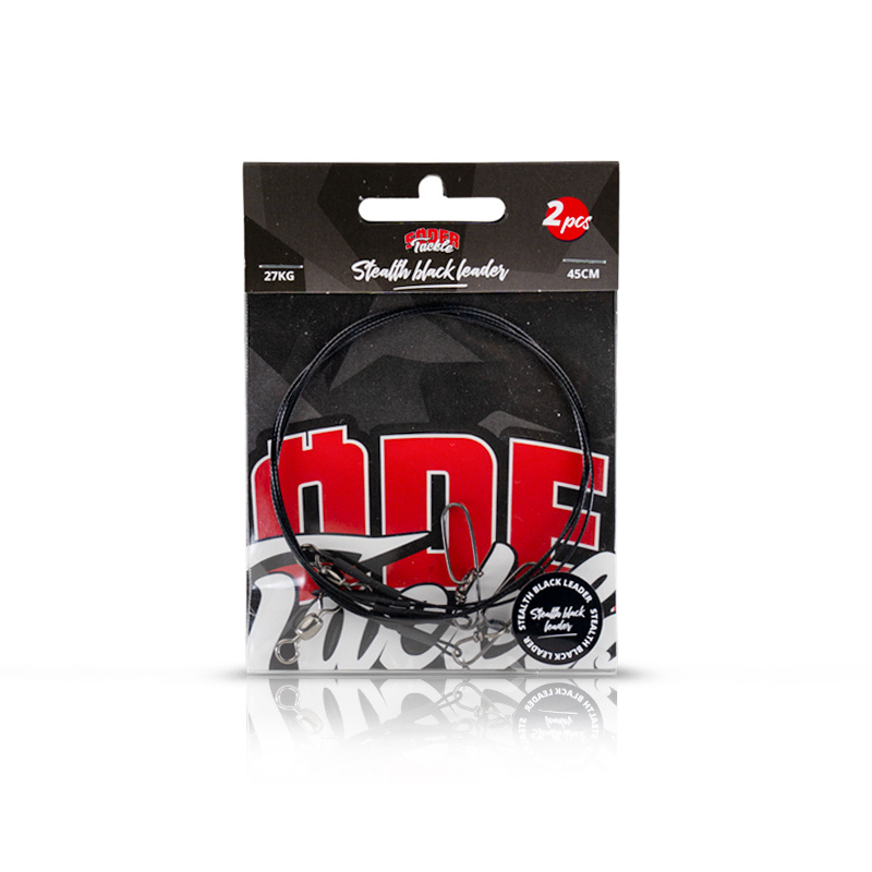 Söder Tackle Pike Leader Black Coated Wire (2pcs)