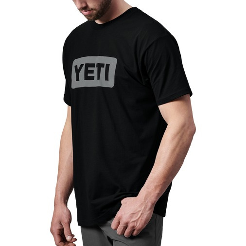 Yeti Logo Badge Premium T-Shirt Black